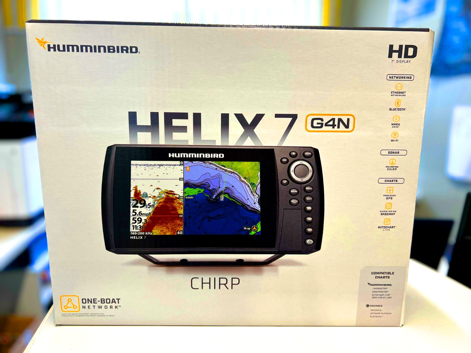 Humminbird Helix 7 MDI GPS G3N 411070-1 Chirp MEGA DI 7'' Fishfinder Humminbird Helix 7 MDI GPS G3N 411070-1 Chirp MEGA DI 7'' Fishfinder